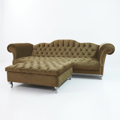 Canapé Chesterfield Sofa Designer Coussins Canapés Garniture Canapé SLIII Sofa №54
