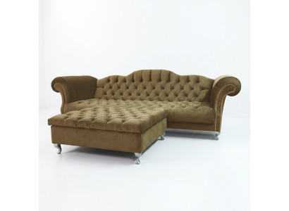 Canapé Chesterfield Sofa Designer Coussins Canapés Garniture Canapé SLIII Sofa №54