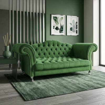 Canapé Chesterfield Designer Rembourré Canapés Ensemble de Canapés SLIII Canapé №74
