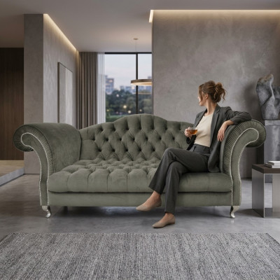 Canapé Chesterfield Polster Designer Canapés Sofas Garniture Canapé SLIII Canapé №76