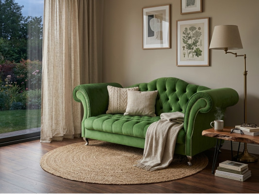 Canapé Chesterfield Designer de rembourrage Canapés Garniture de Canapé SLIII Canapé №78