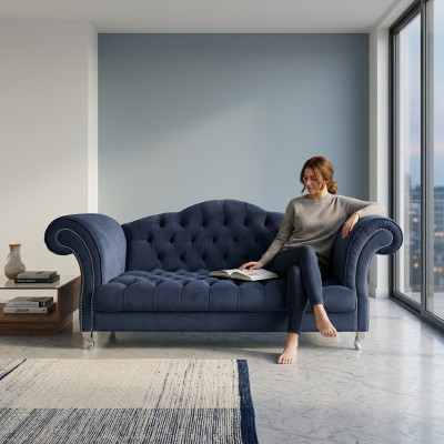 Canapé Chesterfield Designer de rembourrage Canapés Garniture de canapé SLIII Sofa №81