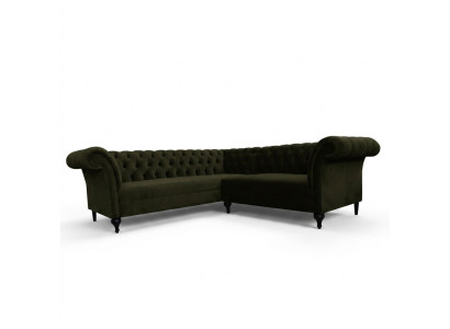 Canapé d'angle Chesterfield Canapé d'angle Canapé design Canapé Velours Cuir Canapé SLIII Sofa