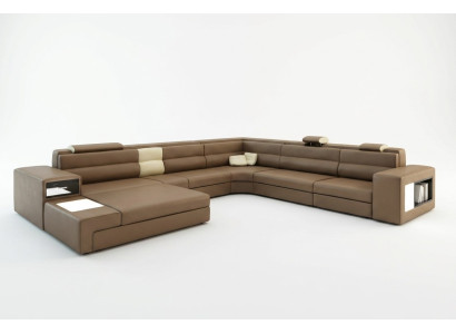 Canapé en cuir canapé paysage vivant canapé d'angle Fauteuil Ensemble Suite Canapé Moderne.