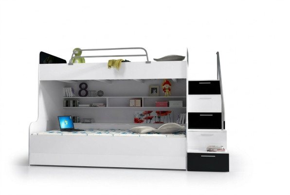 Lit superposé double Lit superposé Lit double Lit pour jeunes Lits Lits mezzanine Mobilier Immédiatement