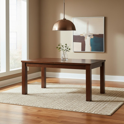 Table Table à manger Table en bois Table de conférence XXL Table 90X160cm Extensible 160X215cm