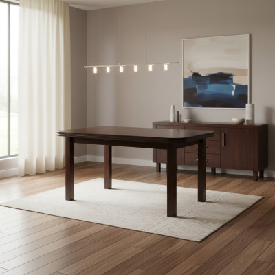Table Table à manger Table en bois Table de conférence XXL Table de 100x250cm Extensible 250X350cm