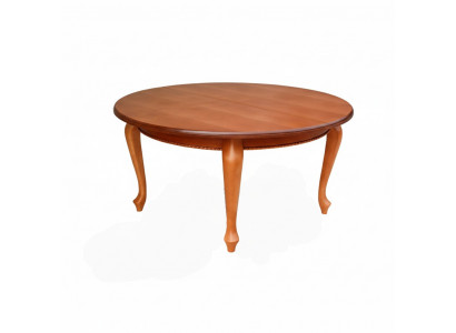 Table Table à manger Table en bois Table XXL Table de conférence Ronde Décoration S19 RAYON 150+50 CM