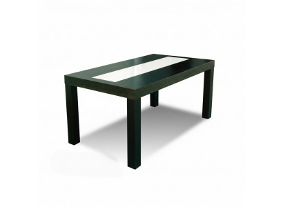 Table Table à manger Table en bois Table XXL Table de conférence S27 Rayon 150+50 CM