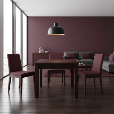 Table Table à manger Table en bois Table de conférence XXL Table de 90x90cm Extensible 90x240 cm