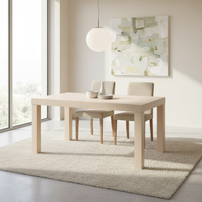 Table Table à manger Table en bois Table de conférence XXL Table de réunion 90x180cm Extensible 180x240cm