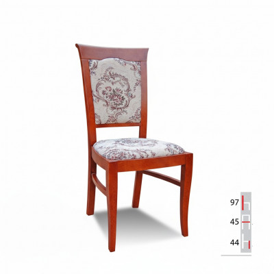 Chaise de salle à manger en bois massif CHAISE DE DESIGNER Cuir CLASSIQUE DEKO Chaise bois