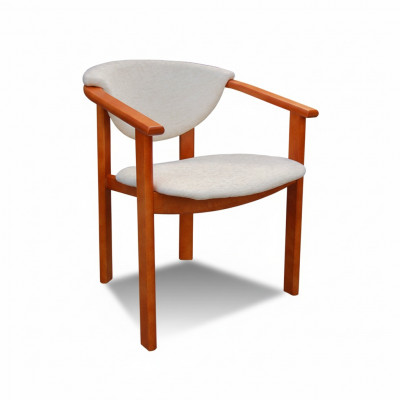 Chaise de salle à manger en bois massif CHAISE DESIGNER CLASSIQUE Blanc FAUTEUIL Bois