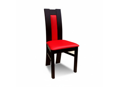 Chaise en bois massif Chaise en bois DESIGNER ROUGE Chaise de salle à manger CHAISE CLASSIQUE Décorative