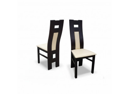 Chaise de salle à manger blanche en bois massif Chaise de designer Décor moderne CHAISE À MANGER MODERNE en bois massif
