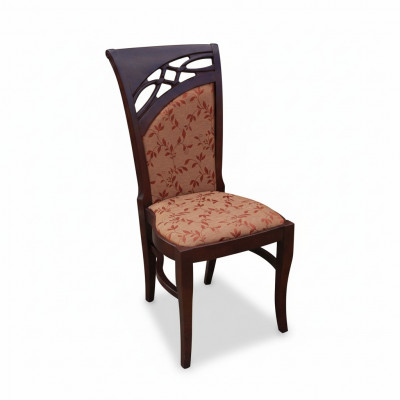 Bois massif Chaise en bois MARRON CHAISE DE SALLE À MANGER DESIGNER MODERNE Décor de cuisine