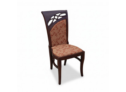 Bois massif Chaise en bois MARRON CHAISE DE SALLE À MANGER DESIGNER MODERNE Décor de cuisine