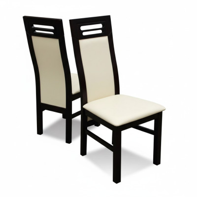 Bois massif Chaise en bois MODERNE LONGUE CHAISE DE SALLE À MANGER DESIGNER DE CUISINE Décorative