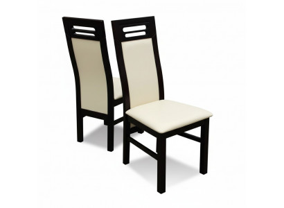 Bois massif Chaise en bois MODERNE LONGUE CHAISE DE SALLE À MANGER DESIGNER DE CUISINE Décorative