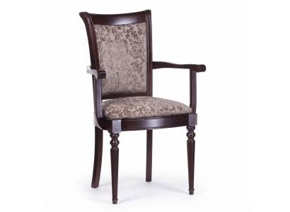 Chaise de salle à manger solide CLASSIC R BACKRACK Chaise de bureau brun classique