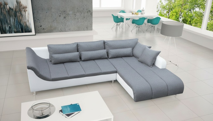 Canapé Designer Suite Canapé d'angle Canapé Rembourrage Canapés d'angle Textile Paysage vivant
