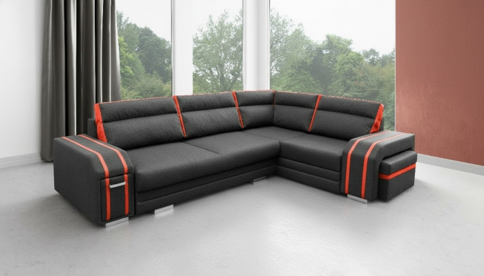 Canapé lit Canapé design avec fonction lit - sommier d'angle Canapé Canapé Sofas