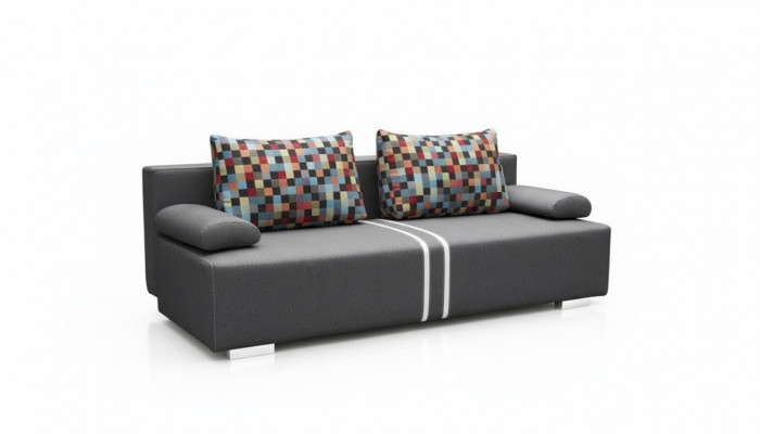 Canapé-lit 3 places avec fonction de couchage, sommier et canapé pliable - canapé design