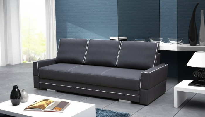Canapé-lit canapé pliant 3 places fonction de couchage + sommier de lit canapé convertible canapé pliant