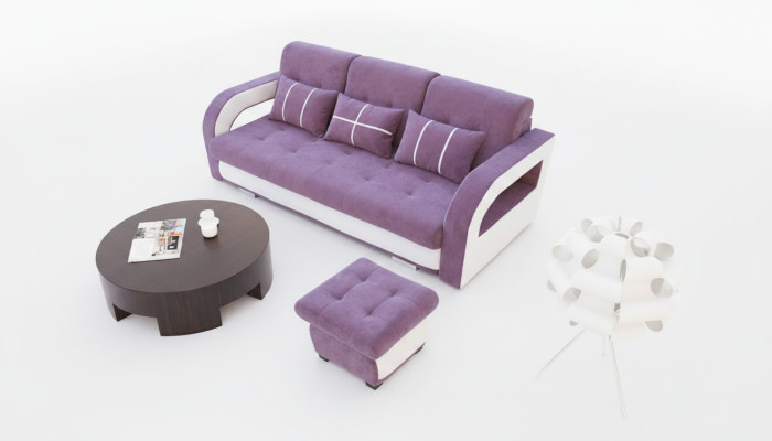 Canapé-lit canapé pliant 3 places avec fonction de couchage + sommier de lit canapé sofa convertible.