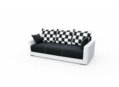 Canapé-lit 3 places avec fonction de couchage et sommier - Canapé pliant confortable