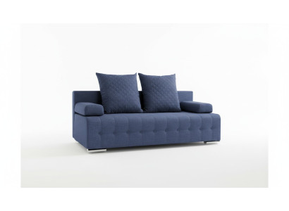 Canapé Chesterfield en cuir designer avec siège textile rembourré suite design