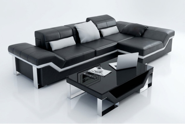 Canapé en cuir canapé canapé canapé canapé coin suite de canapé décor design moderne