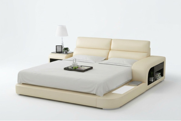 Lit design Lit rembourré Lit de luxe Lit double Lit de mariage Lits 140/160/180 LB8805
