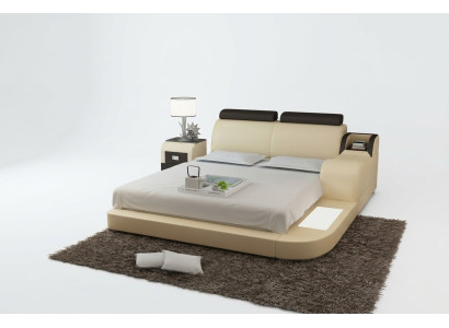 Lit design de luxe Lits de luxe en cuir Chambre moderne 140/160/180 LB8813