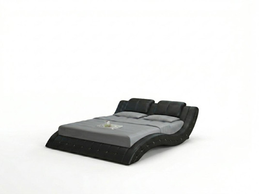 Luxe Lit en cuir Design Lits capitonnés Double Mariage 140/160/180 LB8824B