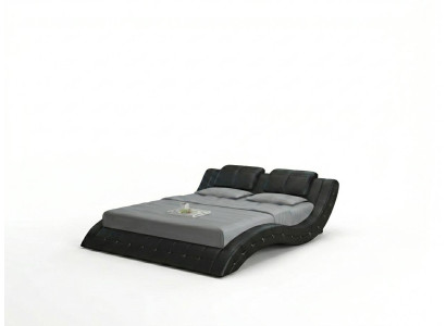 Luxe Lit en cuir Design Lits capitonnés Double Mariage 140/160/180 LB8824B