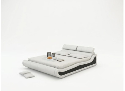 Design de lit en cuir de luxe Lits Rembourrage Double Mariage Moderne 140/160/180 cm