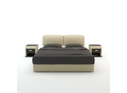 Conception de lit en cuir Literie de design Lits de luxe doubles modernes Mariage 140/160/180 LB8827