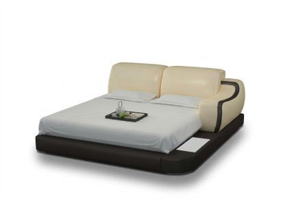 Lit double complet en cuir Lit rembourré Lit á eau LB8803