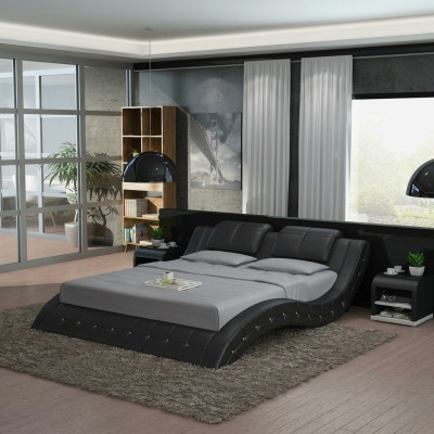 Waterbed Lit Double Lits Lit Complet Lit en Cuir Lit Rembourré Eau LB8824B