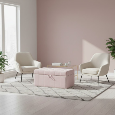 Tabouret Pouf Ottoman Pouf de salon Designer Coffre