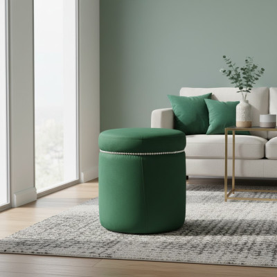 Tabouret repose-pieds ottoman pouf de salon designer Okrugla40