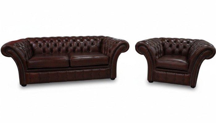 Canapé Chesterfield en tissu Canapé Seat Sofa set Sofa Couch Suite 2+1