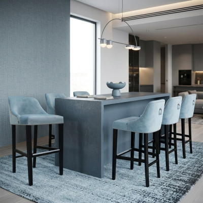 Ensemble de chaises complet 6x design tabouret de bar suite de tabouret de chaise