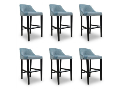 Ensemble de chaises complet 6x design tabouret de bar suite de tabouret de chaise