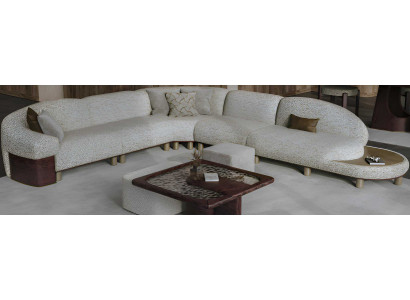 Modernes Graues Wohnzimmer Sofa Polstercouch L-Form Edle Couch