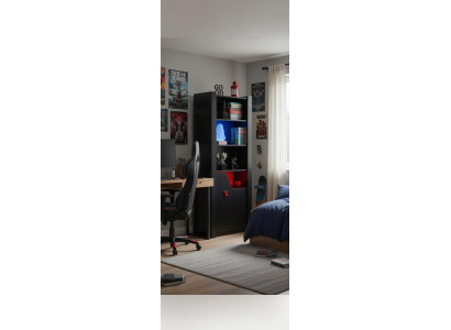 Stilvolles Bücherregal mit Funktionalen Fächern