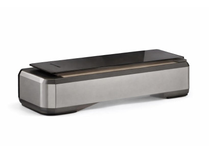 Chefschreibtisch Imperium Nero Deluxe mit Goldakzenten Pro Line
