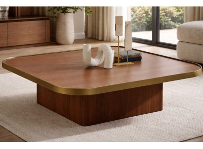 Brauner Wohnzimmer Couchtisch Designer Holztisch Exklusive Möbel
