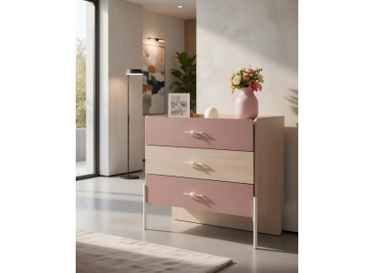 Elegante Kommode mit 3 Schubladen im modernen Design